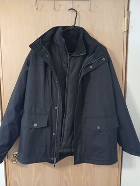 Swiss Tech Black Men's Winter Jacket